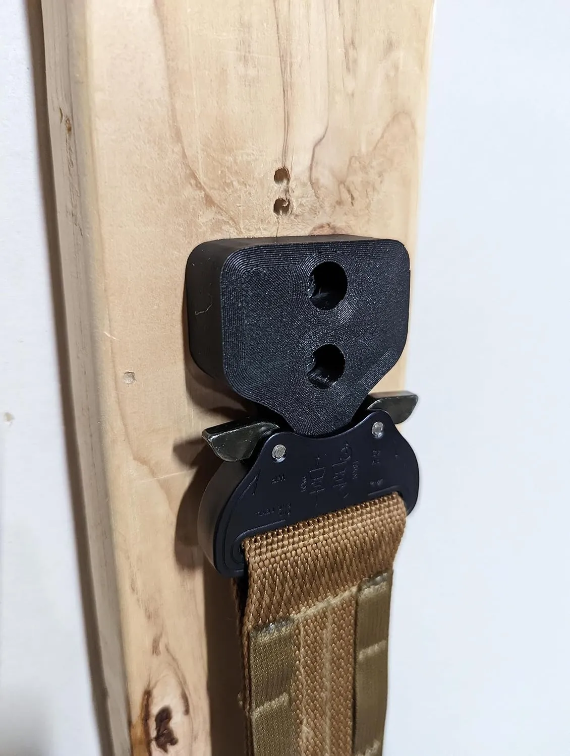 Holder Storage Rack subtractive military Tactical D Ring Cobra Buckle Belt Wall Mount Gear 