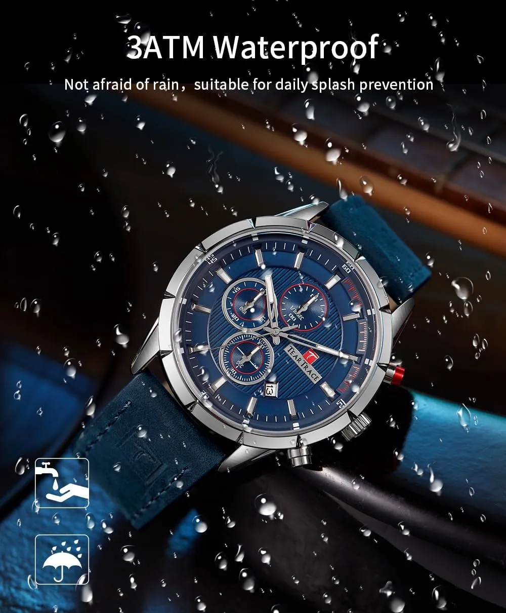 Hombres Christmas Gift for Men Husband Father Mens Watches Analog fungicide raccoon antipathy Waterproof Watches for Men Chronograph Classical Fashion Dress Mens Wrist Watch Relojes para 