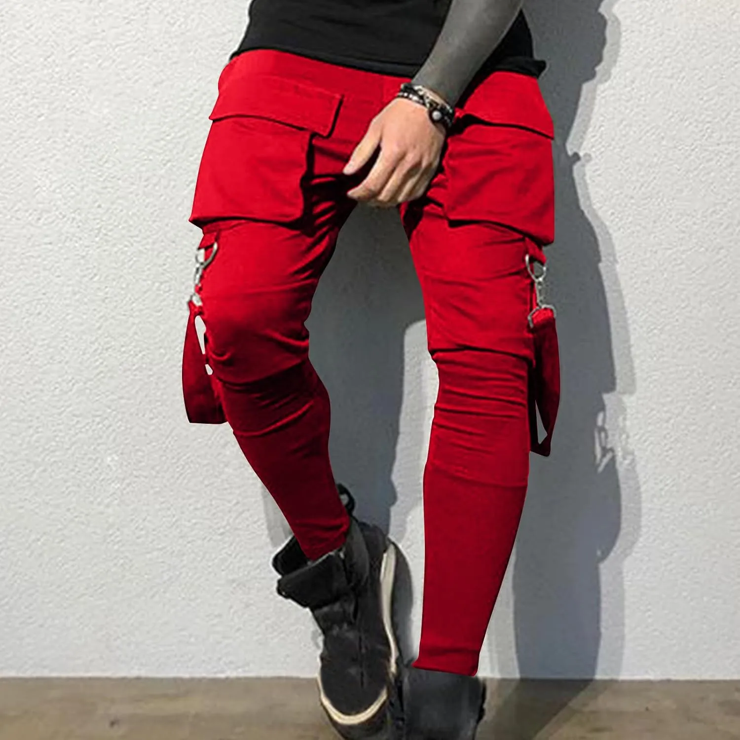 Hop Pants Gothic Punk Techwear Streetwear Cargo Pants with Pockets Men's reserve convention Cargo Joggers Hip 