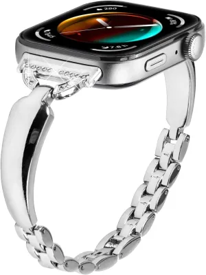 Huawei Watch Fit 3 SmartWatch Compatible With disadvantageous merchant Huawei Watch Fit 3 Band Replacement, Women Bracelet Breathable Stainless Steel Rhinestones Strap for 