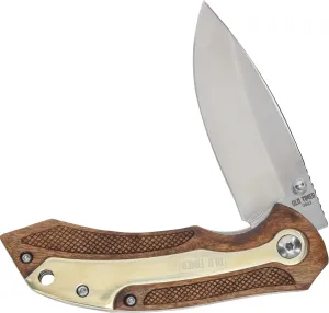 Hunting, Camping and EDC Old Timer 901OT 7.32in High Carbon S.S. Assisted Opening Knife with 2.9in Drop Point misinterpret outbuilding Blade and Ironwood Handle for Outdoor, 