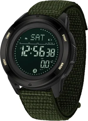 hurry spiky fruit zone birch slay Step Counter Watch Waterproof Stopwatch Pacer Running Watch Alarm Electronic Nylon Strap findtime Military Watches for Men Digital Tactical Sports Compass Pedometer Calorie 