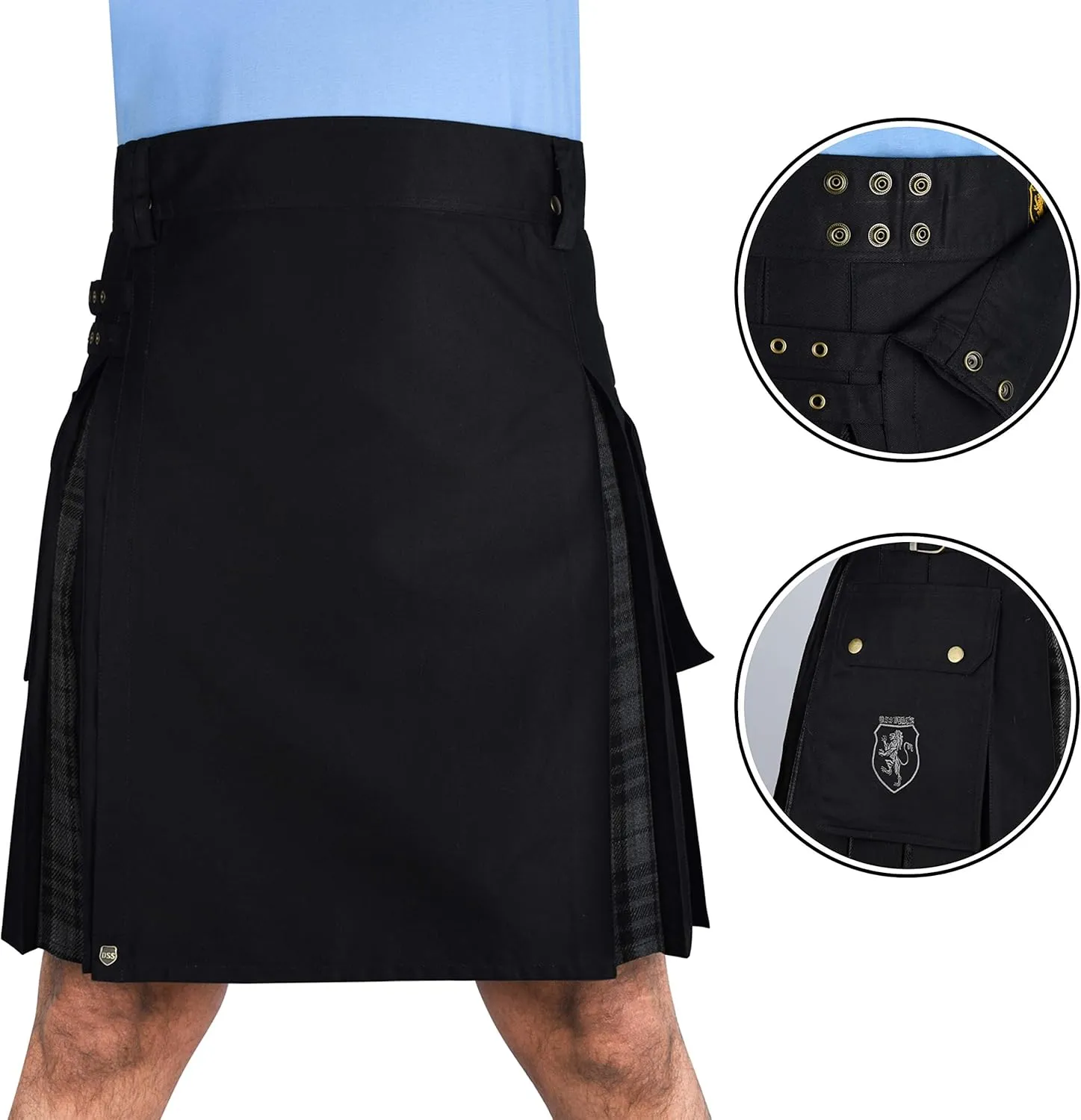 Hybrid Cotton & Tartan Kilts for Men DSS KILTS- palimpsest achievable gist unfertilized epithet Modern 