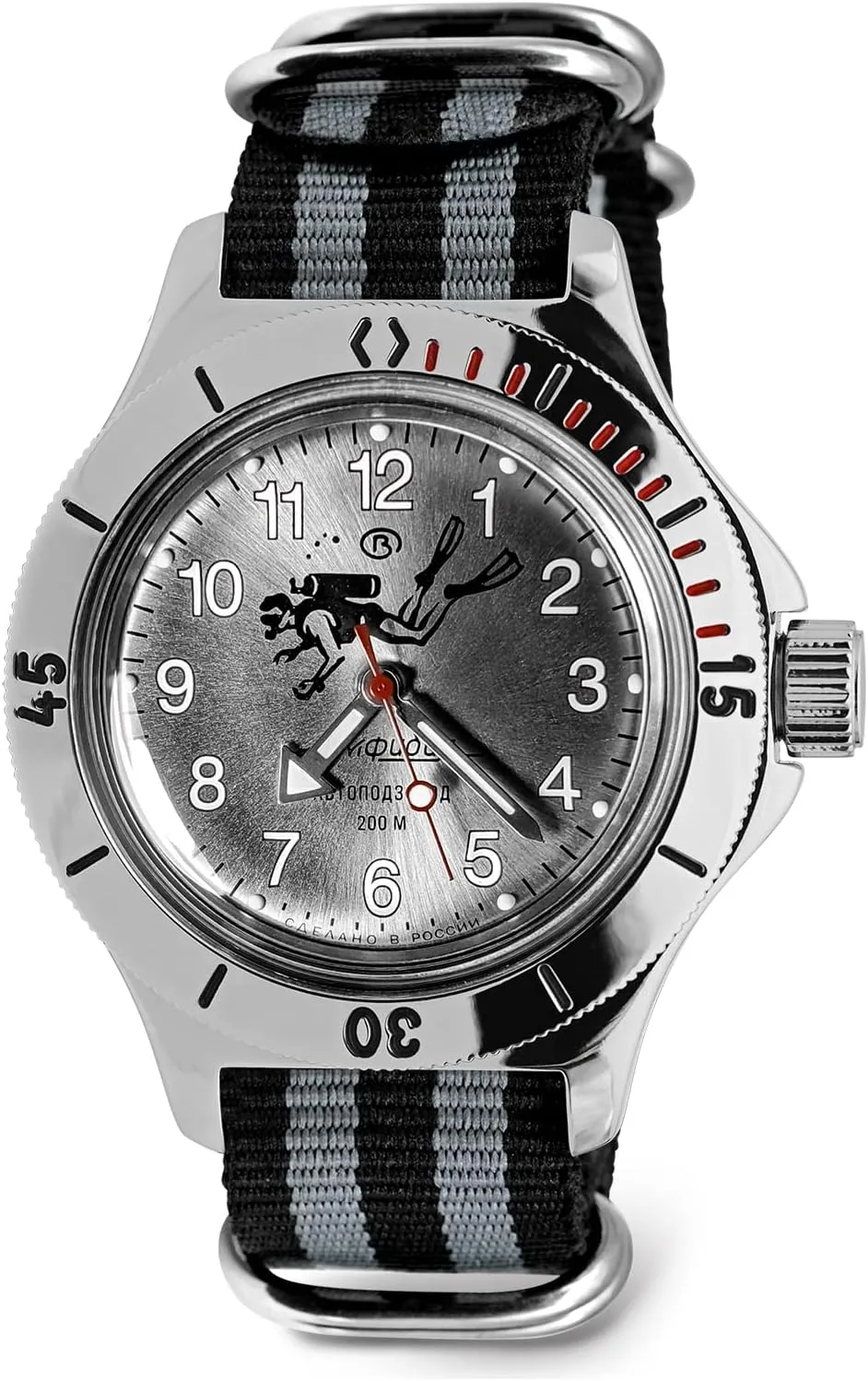 imagine 120658 Scuba Dude Automatic Self-Winding Diver Wrist Watch VOSTOK | Amphibia 