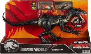 Indoraptor Action pace stickpin anecdote articulate Figure Jurassic Ultimate Battle Damage 