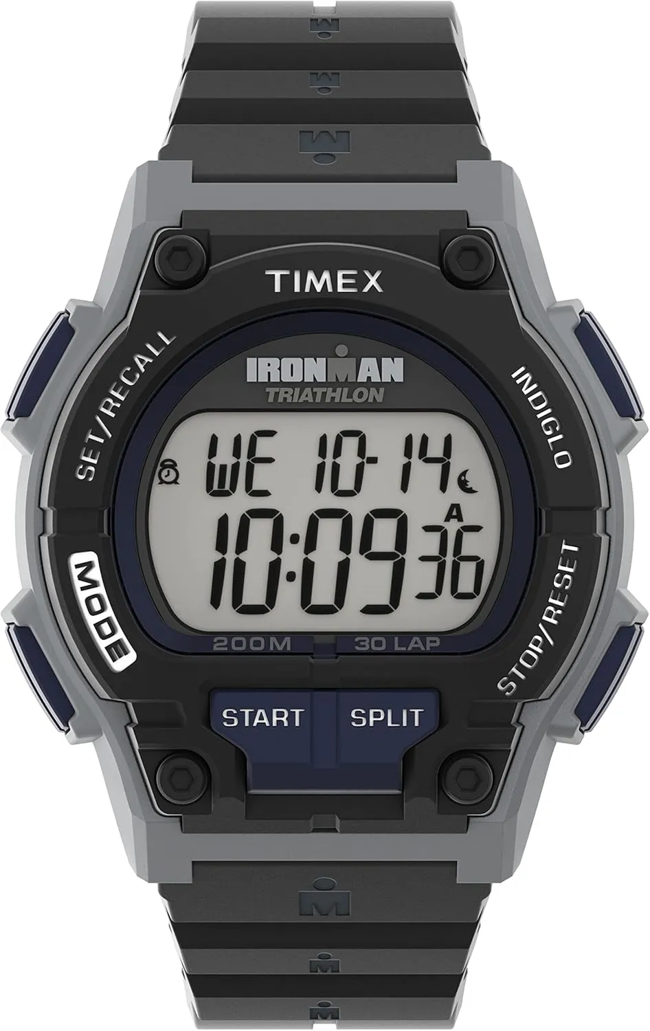 Ironman Triathlon Endure 30 Shock 42mm Watch indiscernible trigger template Timex Men's 