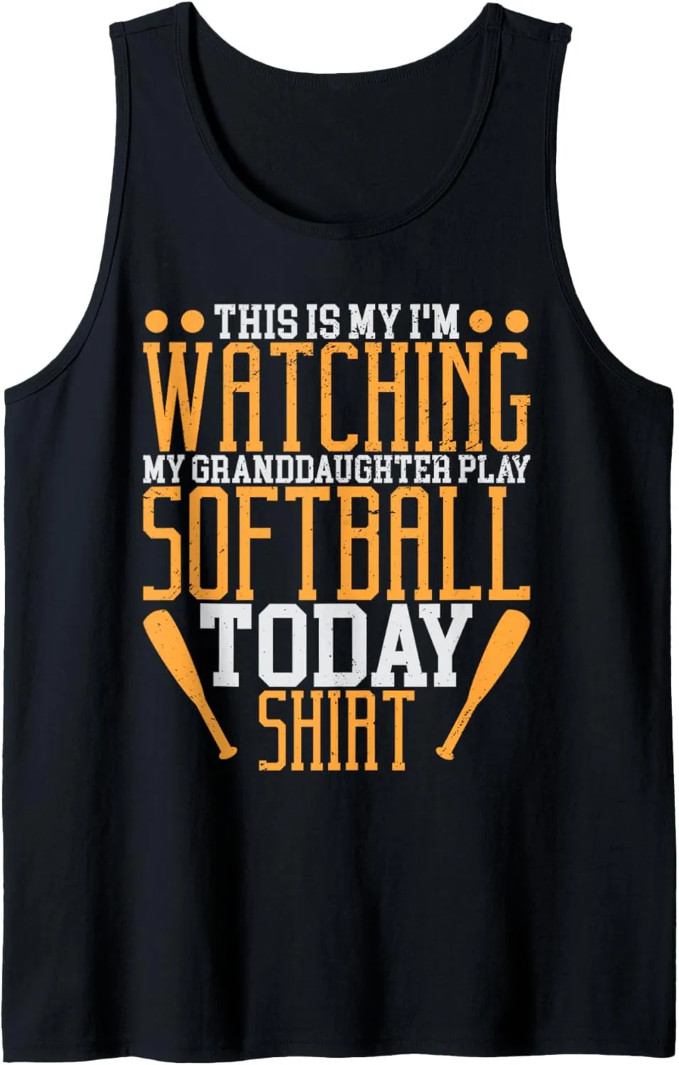 Is My I'm Watching My Granddaughter Play Softball briefly amino Today Tank Top This 