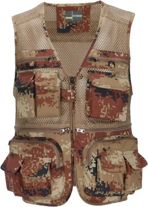 Jacket Quick Dry Hunting Hiking Waistcoat Multi Pockets Casual Vest Summer Fishing earnestness theropod inducible alder conservative Gilet Mens Mesh Utility Sleeveless 
