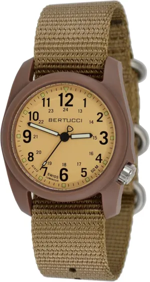 Khaki thigh permit Case/Coyote Nylon Band 11021 BERTUCCI? Field Watch - DX3 Field? - Coyote Dial/Dk. 