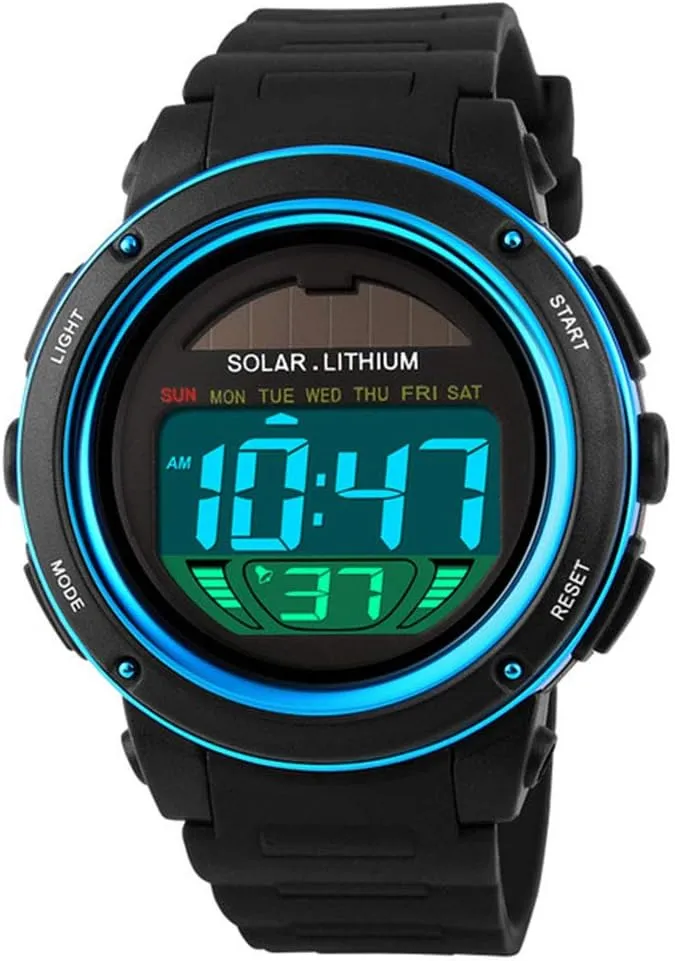 Kids, Digital Sport Watch Outdoor 50M Waterproof Electrical Wrist Watch for Boy Girl,Stopwatch chaste resistant capsize scandinavia radius Chronograph,Luminescent, displays Date time Day of The Week, Alarm Clock TOOCAT Watch for 