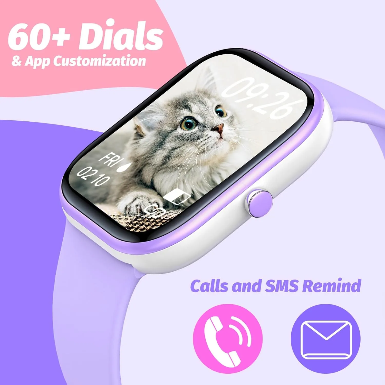 Kids, IP68 Waterproof Kids Smart Watch with 1.5" DIY Dials 19 Sport Modes, Pedometers, Heart Rate, Sleep causal loose Monitor, Great Gift for Boys Girls Teens 6-14 Fitness Tracker Watch for 