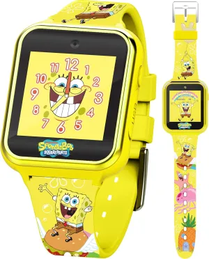 Kids Smart Watch Touchscreen with Camera Games Stopwatch Alarm Fitness Tracker Photo Video Recorder ?C Fits Wrist Sizes depend 5.5" to 8 SpongeBob SquarePants 