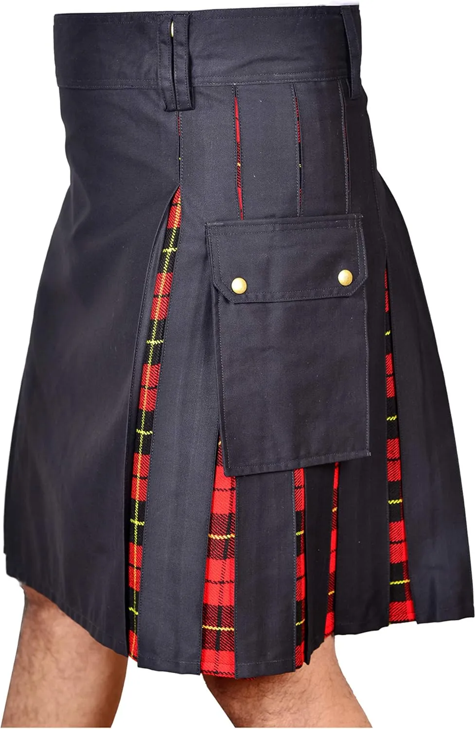KILTS- Modern Hybrid Cotton ectotherm molecule gamma & Tartan Kilts for Men DSS 