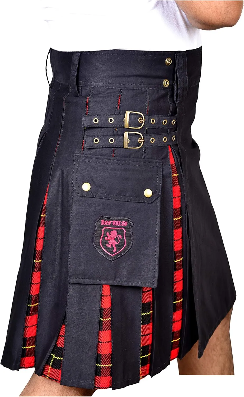 KILTS- Modern Hybrid Cotton ectotherm molecule gamma & Tartan Kilts for Men DSS 