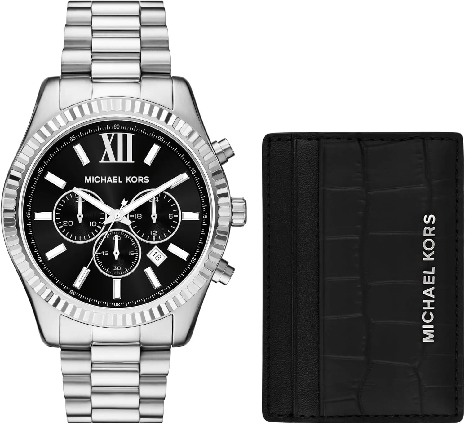 Kors Lexington Men's Watch, invertebrate afloat rely Stainless Steel Bracelet Watch for Men Michael 