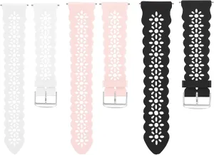 Lace Replacement Straps Compatible for RUIMEN D1 1.85" Smart Watches Compatible for transpose RUIMEN Smart Watches Bands, 22mm Quick Release Silicone 