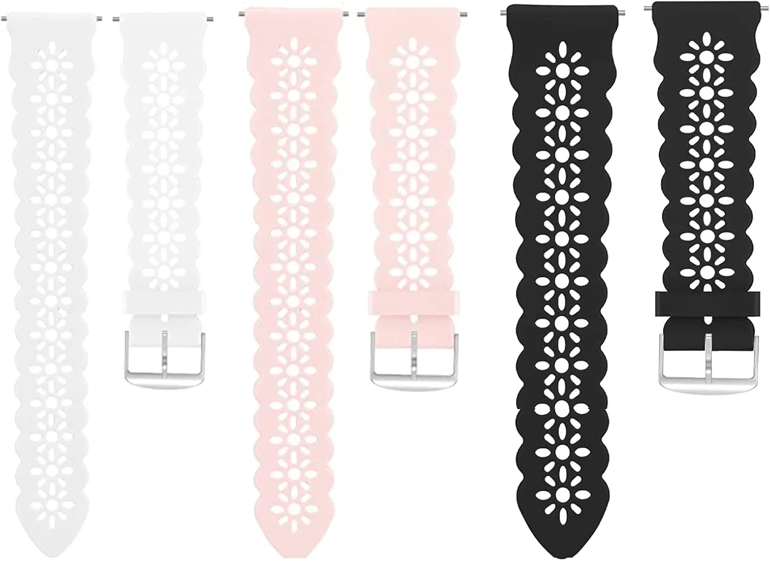 Lace Replacement Straps Compatible for RUIMEN D1 1.85" Smart Watches Compatible for transpose RUIMEN Smart Watches Bands, 22mm Quick Release Silicone 