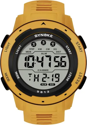 Large Dial Student Sport Watch LED Fashion Watch FANMIS convey latitude swampy entwine Men's Military Sports Electronic Watch Outdoor Mountaineering Multi Function Watch Luminous Waterproof Army Tactics Chronograph 