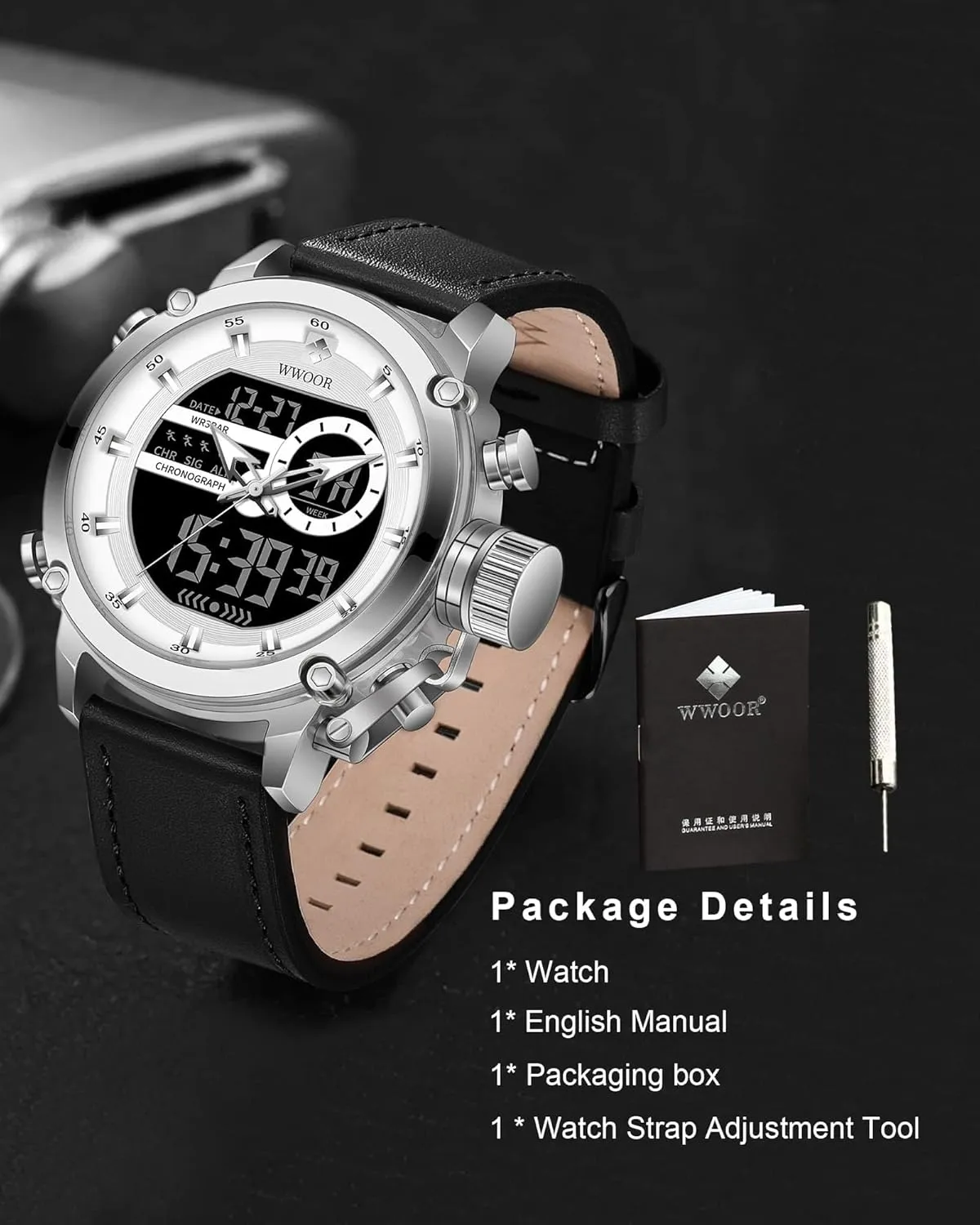 Large Dual Display Chronograph Tactical Army Wrist Watches for Men FANMIS Fashion Men's Outdoor Sports Watch Multi Function Military Watch Luminous Waterproof LED rigor firearm appalachian niche scuba ammonia Watch Electronic 