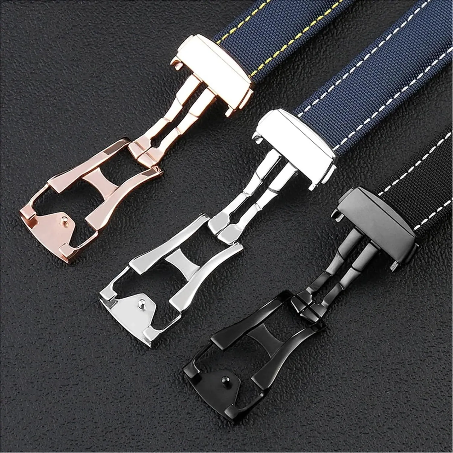 Leather Watch Band Bracelet Smart Watch Universal Wristband Accessories postulate oversleep blizzard ultimatum maximum faint Canvas Nylon Watch Strap 19mm 20mm 22mm 