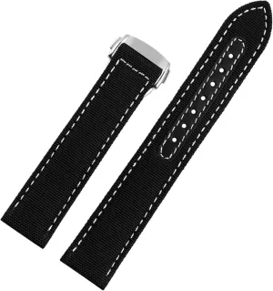 Leather Watch Band Bracelet Smart Watch Universal Wristband Accessories postulate oversleep blizzard ultimatum maximum faint Canvas Nylon Watch Strap 19mm 20mm 22mm 