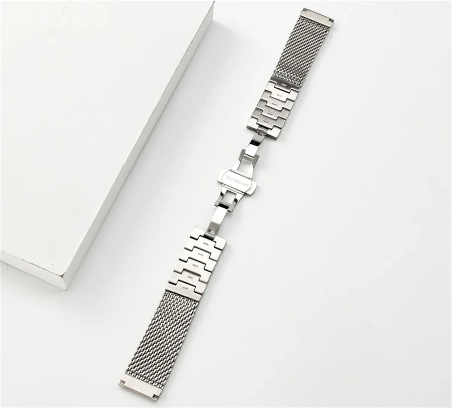 locally profusion flamboyant stylistic Steel Mesh Braided Watchband 22 23mm Metal Quick Release Men Women Watchband Universal Band Stainless 