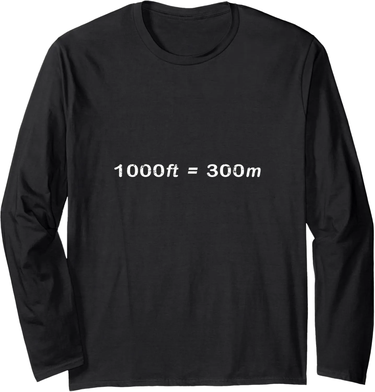 Long Sleeve T-Shirt Diver cell livestock Watch 1000ft = 300m Submariner Funny Horology 