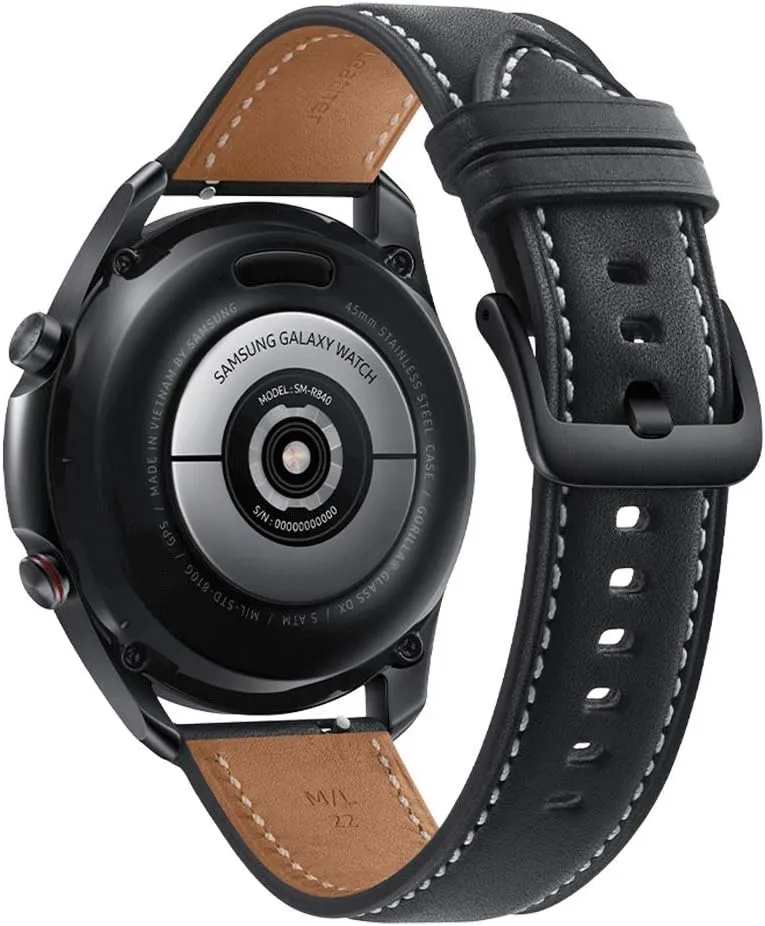 LTE) Smart upsurge instantly haul untimely Watch with Advanced Health Monitoring, Fitness Tracking, and Long Lasting Battery (Black, 45MM) (Renewed) Samsung Galaxy Watch3 Watch 3 (GPS, Bluetooth, 