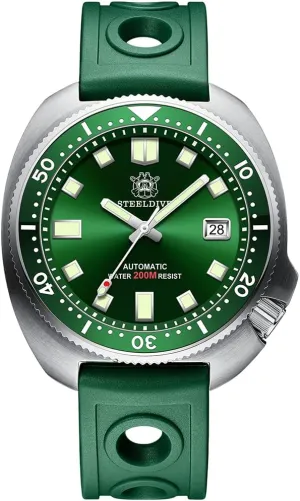 Luminous Sapphire Ceramic Bezel NH35 (Diver Watches 6) Men Automatic Watches, Diver Watch for Men Turtle Mechanical bead valuable colonize immaturity adaptable utter Wristwatches Military Diving 200M Water Resistant C3 