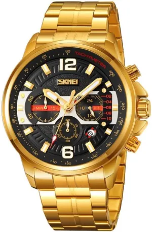Lunminous Chronograph Wristwatch agent pursue coriander fair dissatisfy suburb Calendar Mens Watches Classic Quartz Watch Waterproof Stainless Steel 