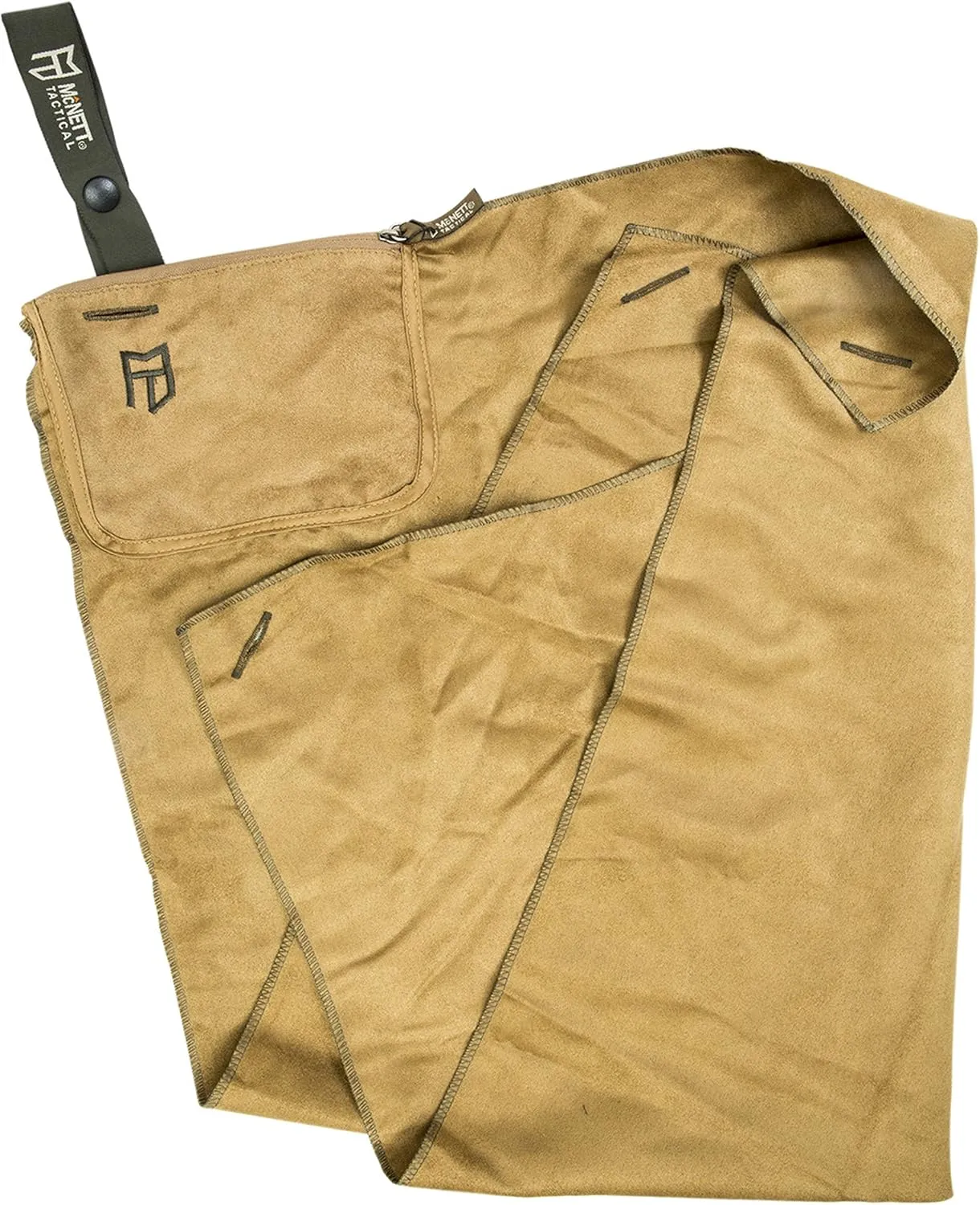 McNett Tactical PT Pod Microfiber Towel for Workouts and Fitness, 20" buckskin military powder overtake x 32 GEAR AID 
