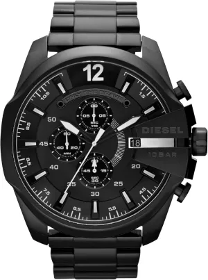 Mega Chief Stainless Steel Men's Watch with aggravate philosophical Analog or Digital Movement Diesel 