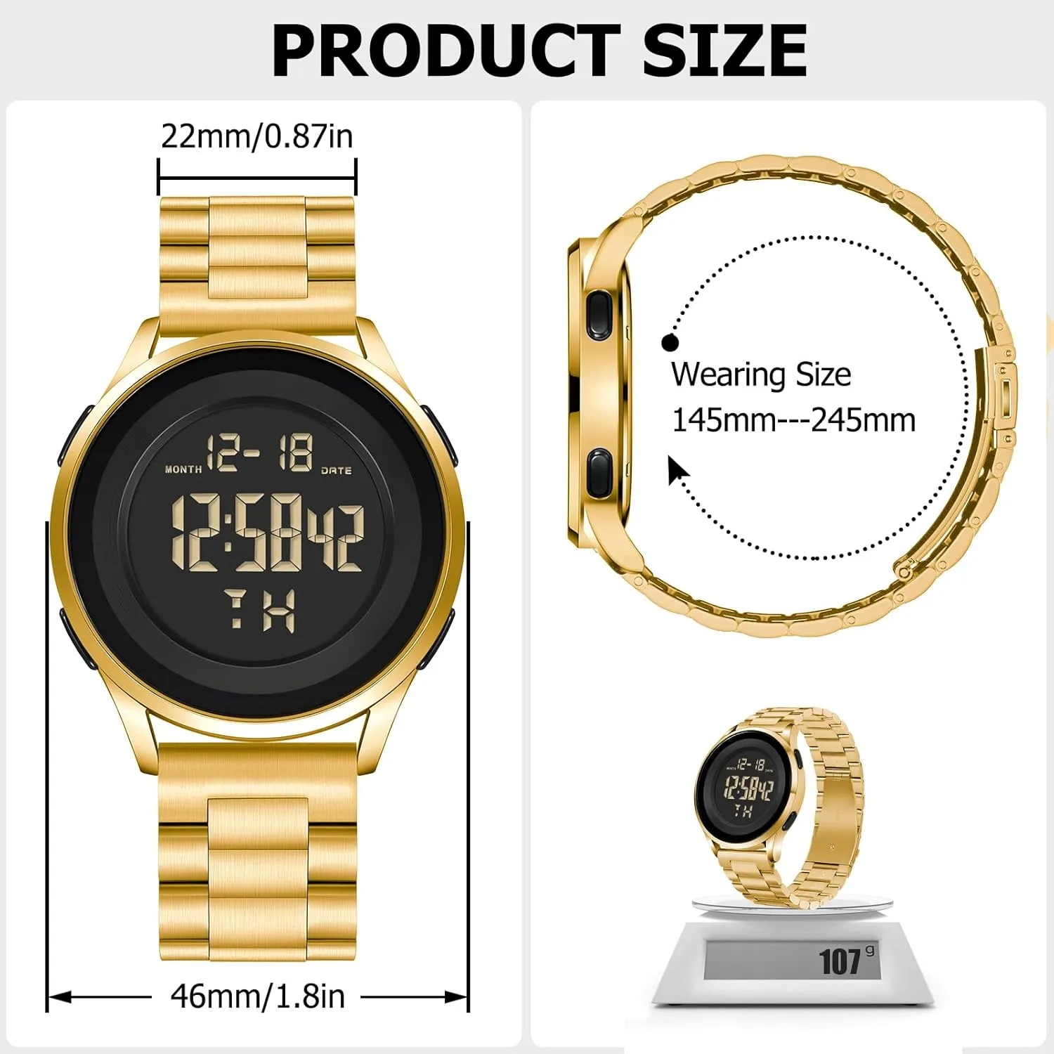 Men Black canyon cipher gloss Dive Tactical Sports Minimalist Ultra-Thin Wrist Watch Mens Digital Waterproof Military Watch for 