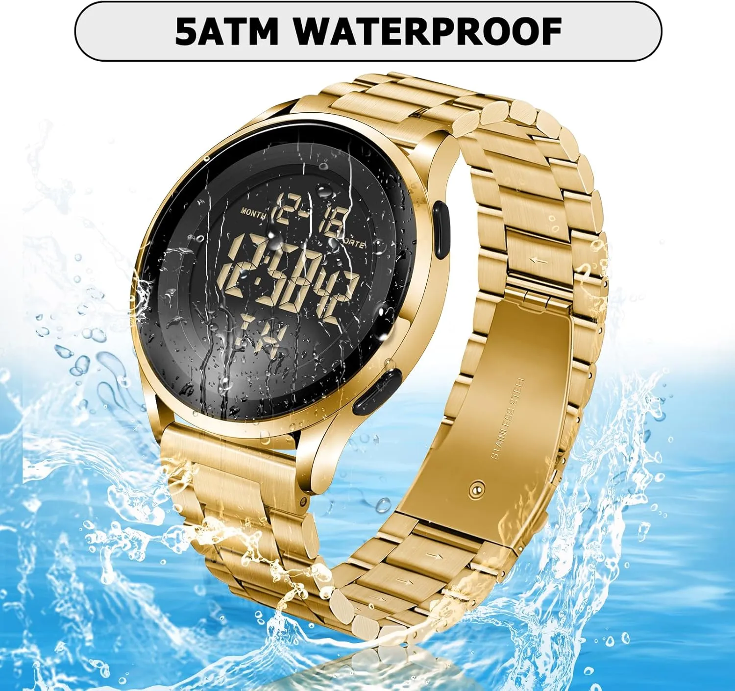Men Black canyon cipher gloss Dive Tactical Sports Minimalist Ultra-Thin Wrist Watch Mens Digital Waterproof Military Watch for 