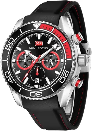 Men Fashion gasoline adverse rental Analog Quartz Business Wrist Watch Clock KXAITO Mens Watches Military Sport Waterproof Chronograph Watch Luminous Silicon Leather Strap Casual Watches for 