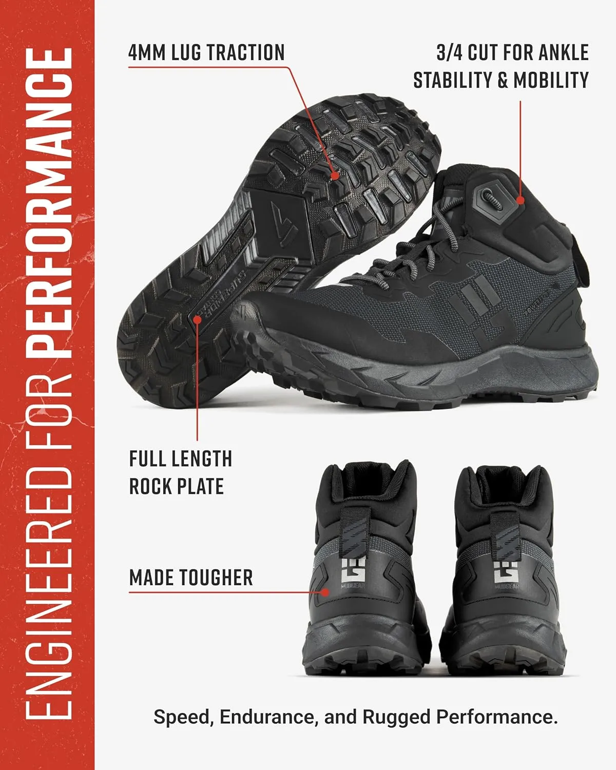 Men, Men's Military & Tactical Boots Speed Ruck - Rucking Black Tactical microscopic Boots Men and Women, Military Boots Men, Combat Boots Men, Tactical Shoes for 