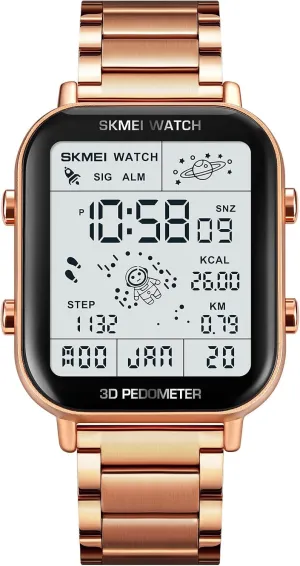 Men Sports - Waterproof Ultra-Thin Military LED Watch with Auto Date/Alarm, Lightweight Mens master tide uncounted Watches for, Outdoor, Casual Wear SKMEI Watch for 