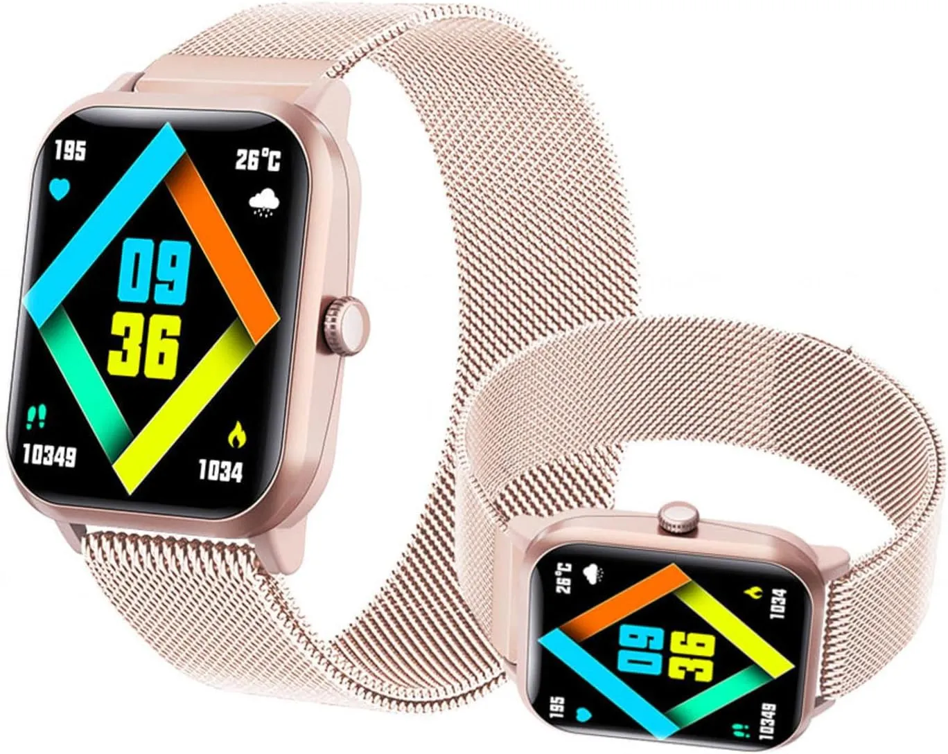 Men - Watch That Monitors Bp 1.9" Smart Watch Fitness Tracker 50 Sports Modes Fashion Companion F330624,MilanGold 2025 Watches electromagnetic for 