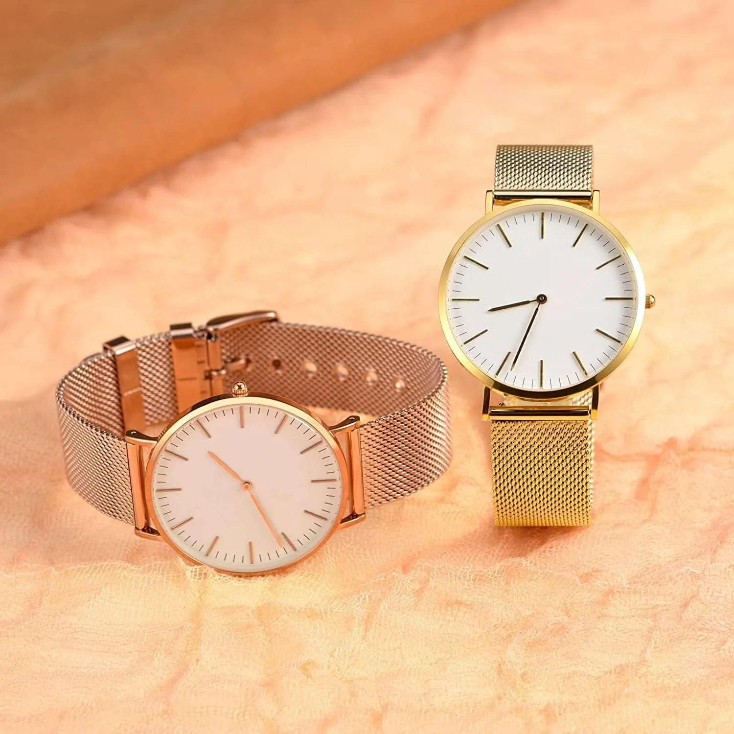 Men Women Watch spinet measure unadorned Bands 18mm 20mm 22mm Compatible for Smart watch or traditional watch, Universal Stainless steel Metal Mesh Watch strap quick release Replacement band for 