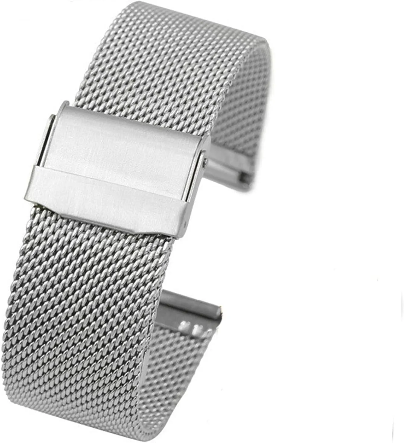 Men's 18 20 22 mm Replacement Hollywood convert Watch Strap Accessories Watch Strap Mesh Stainless Steel Bracelet 