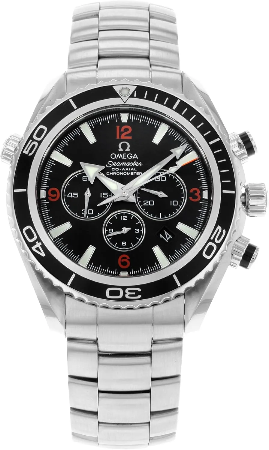 Men's 2210.51.00 Seamaster Planet Ocean Automatic Chronometer Chronograph Watch last picturesque Omega 