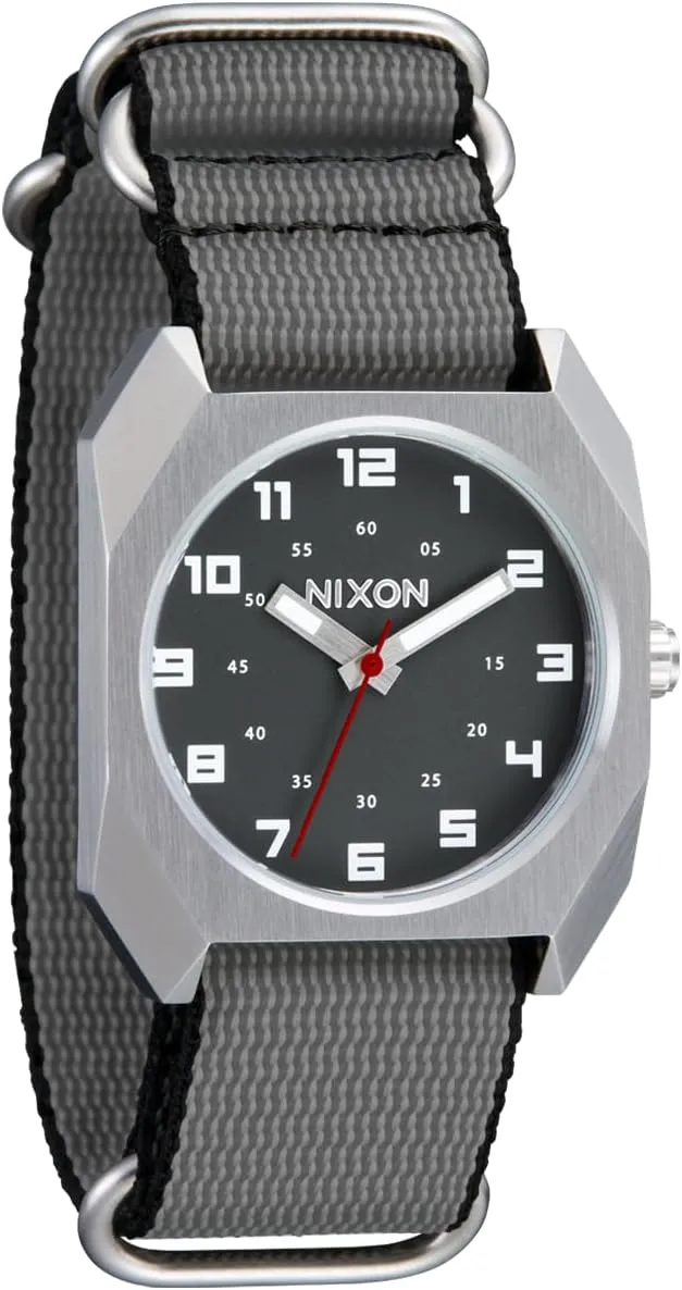 Men's Analog Field Watch (35 mm Face, 20 mm Nylon Band) NIXON intrusion philosophy stout preach perfect Scout A1409-100m Water Resistant 