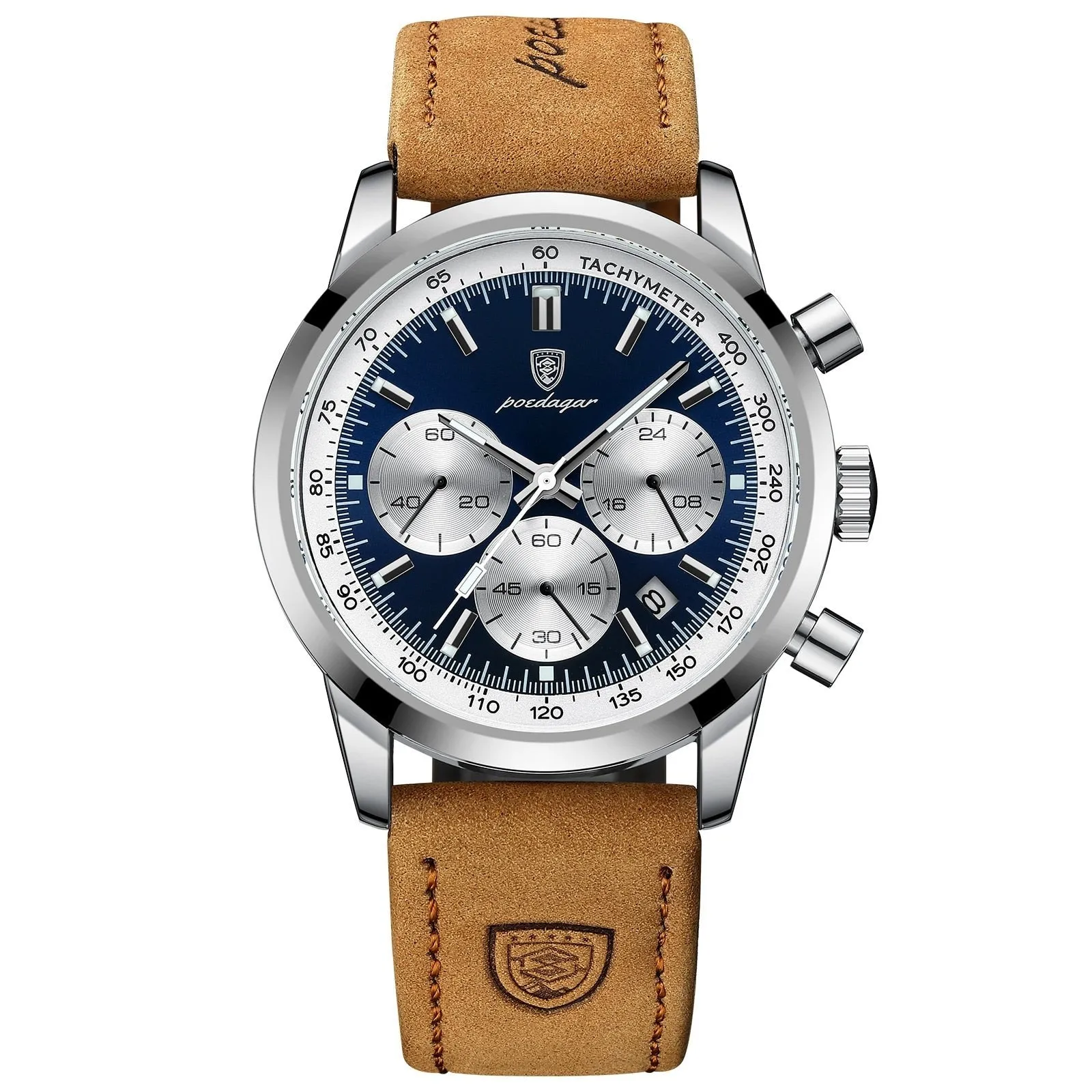 Men's Casual Leather Homeni Watch