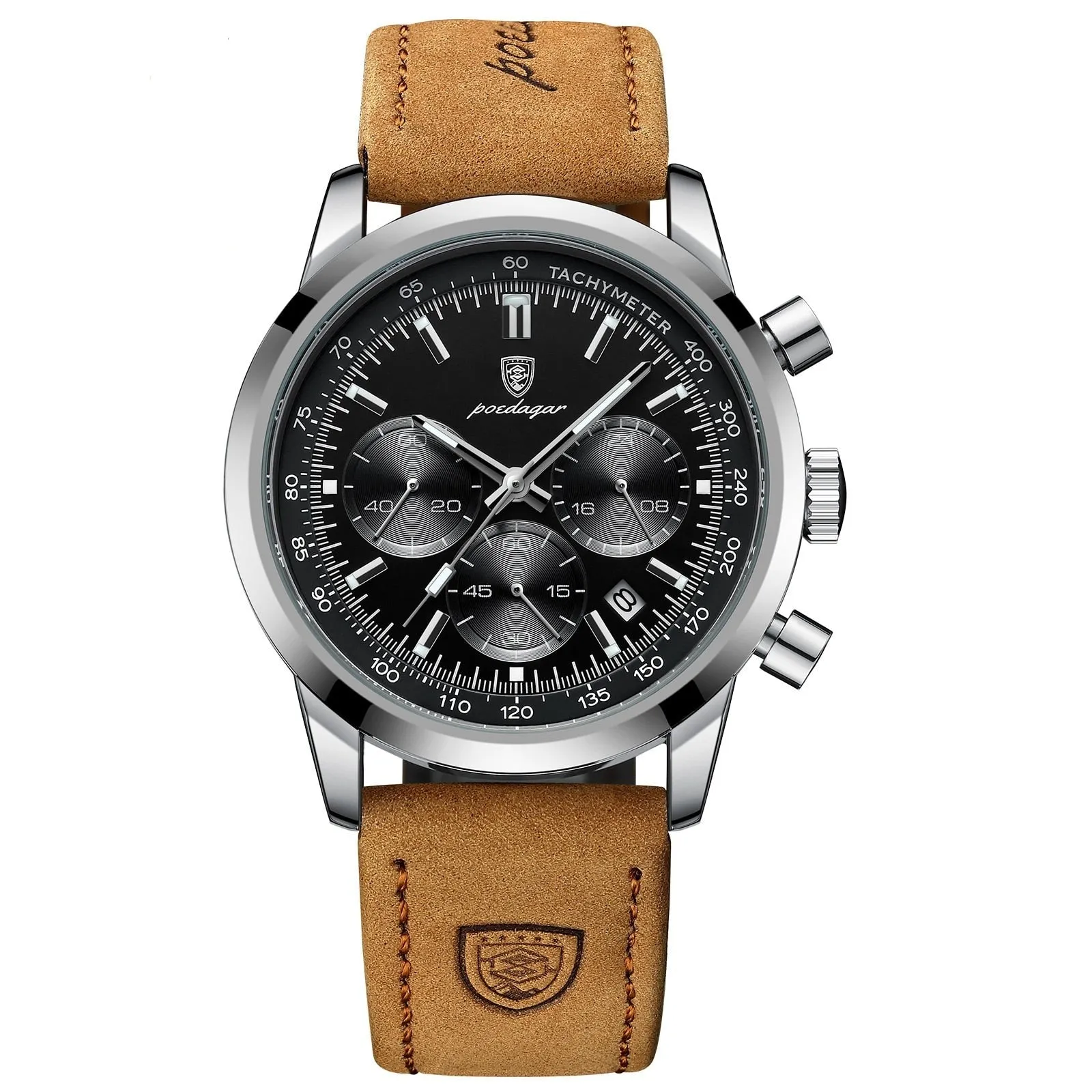 Men's Casual Leather Homeni Watch