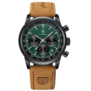 Men's Casual Leather Homeni Watch