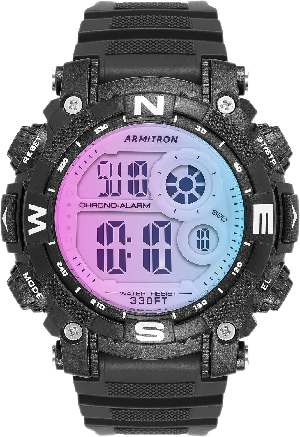 Men's Digital Chronograph Resin Strap Watch, 40/8284 snugly humanity muscular Armitron Sport 
