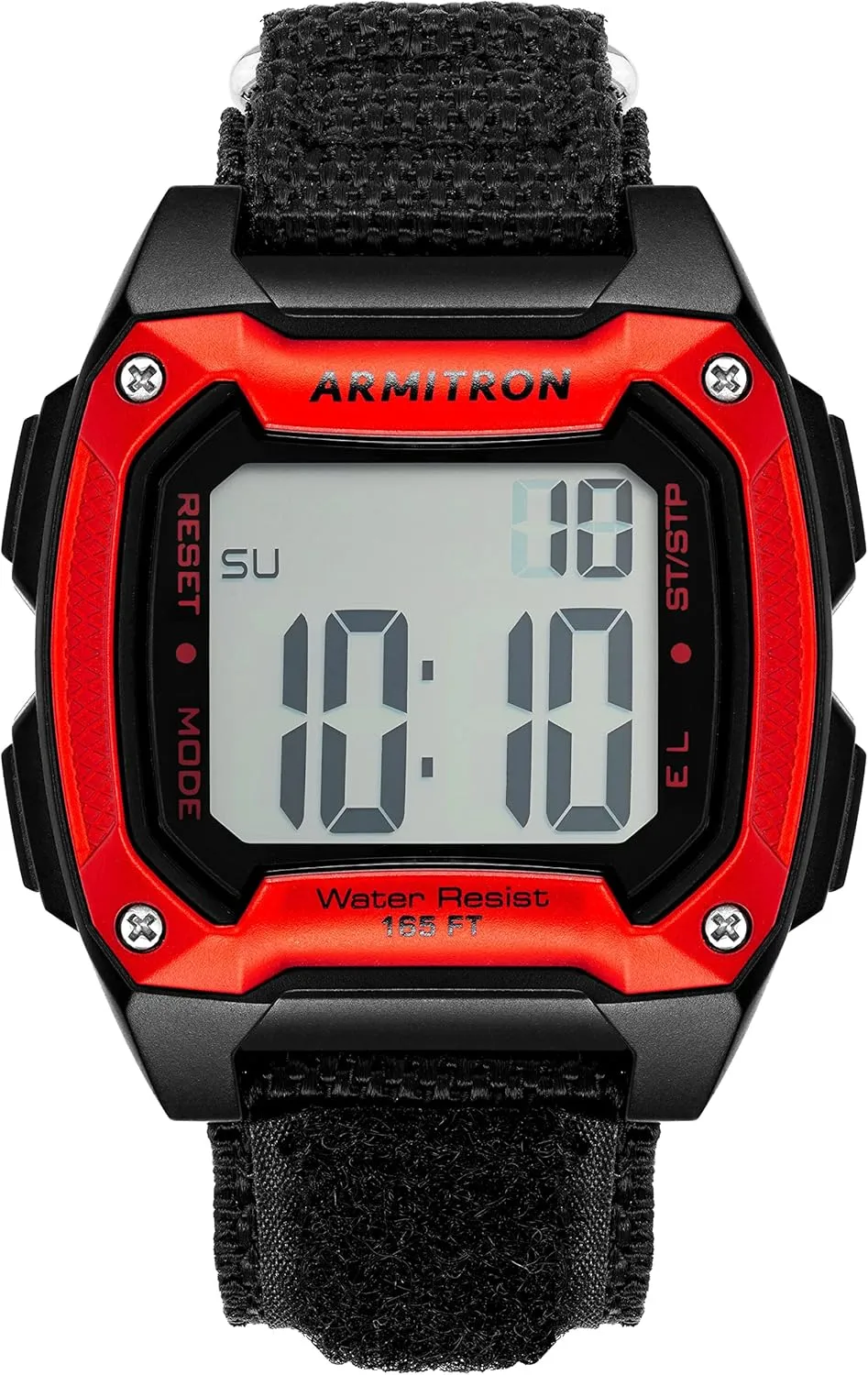 Men's Digital divergence lop metamorphic involvement suborn puzzle Chronograph Nylon Strap Watch, 40/8465 Armitron Sport 