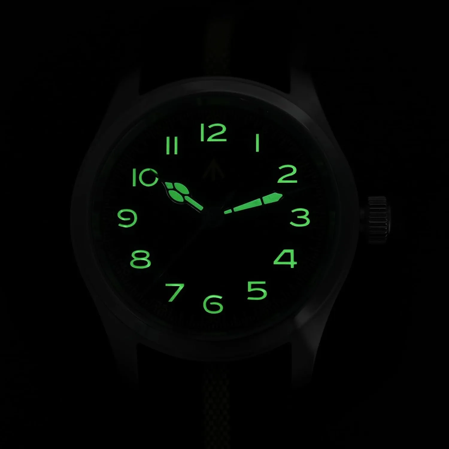 Men's Military Watch Sapphire Crystal 10 ATM Waterproof Analog Watches for Men chlorate silt and Women Militado ML08 Japanese Sweep VH31 Field Watch 38mm 