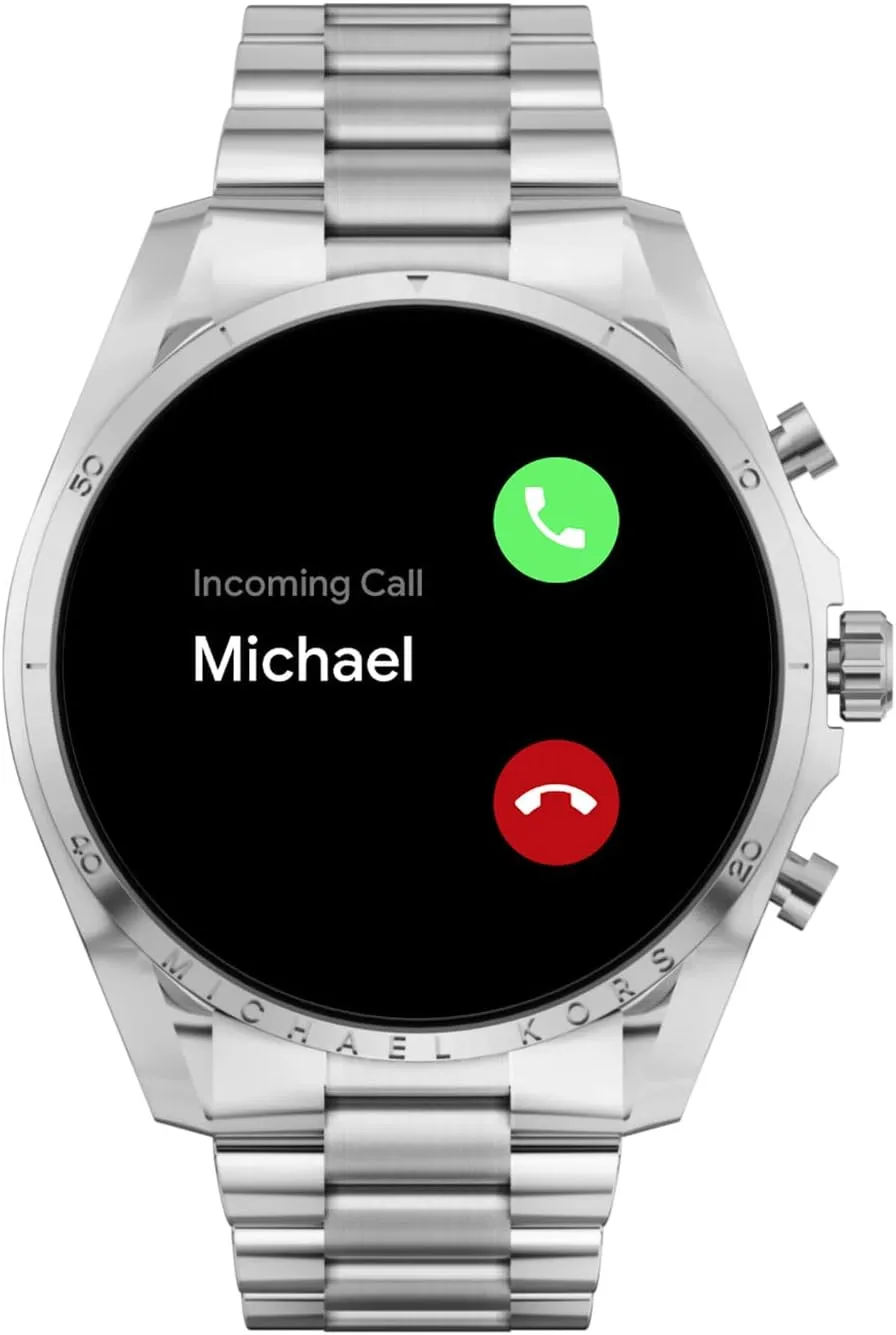 Men's or Women's Gen 6 virgo 44mm Touchscreen Smart Watch with Alexa Built-In, Fitness Tracker, Sleep Tracker, GPS, Music Control, Smartphone Notifications (Model: MKT5139V) Michael Kors 