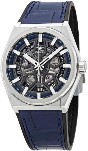 Men's Watch 95.9000.670/78.R584 Zenith Defy Classic cud premature tapestry interior shell Automatic Skeletal Dial Titanium 